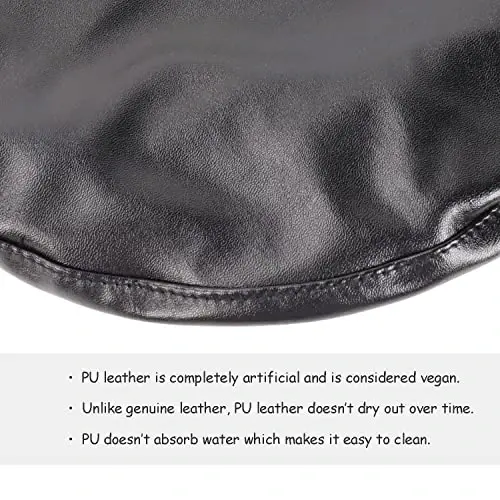 Wheebo PU Leather Berets for Women French Beret Hats Artist Painter Hat Classic Solid Style - 4