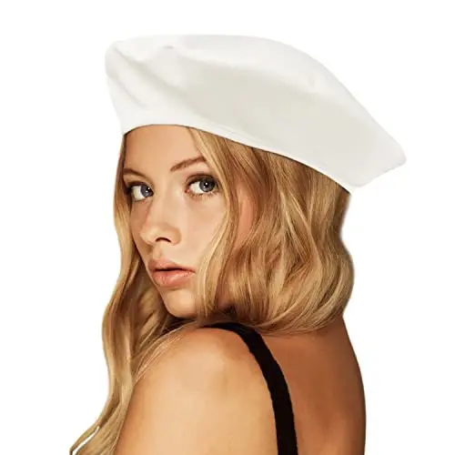 Wheebo PU Leather Berets for Women French Beret Hats Artist Painter Hat Classic Solid Style - Modazone