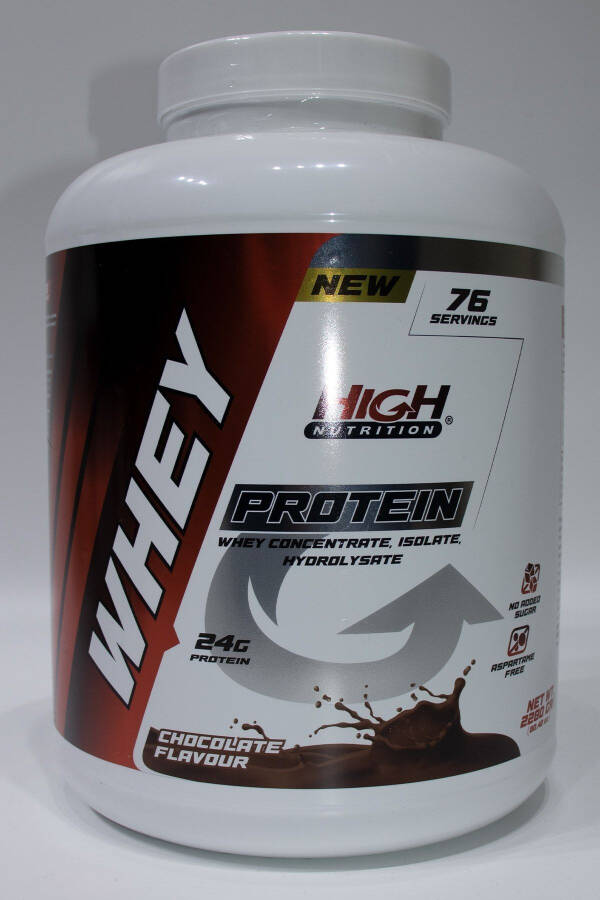 Whey Protein 2280 Gr Çikolata Aromalı Protein Tozu 24 Gram Protein - 5