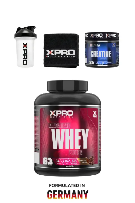 Whey Protein Powder 2304g Chocolate Flavored - XPRO NUTRITION