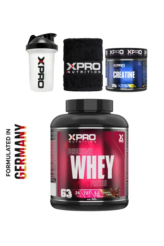 Whey Protein Powder 2304g Chocolate Flavored - 1