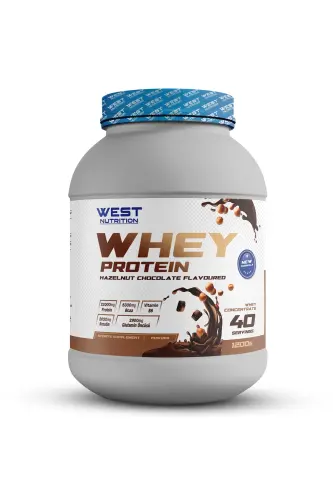 Whey Protein Tozu 1200 gr 40 Servis Fındık&çikolata - 1