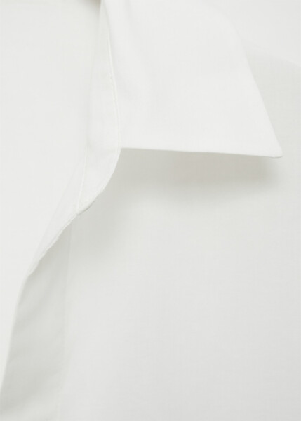 White 100% cotton shirt - 7