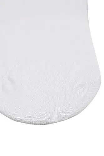 White Bamboo No-Show Socks - JAKAMEN (1)