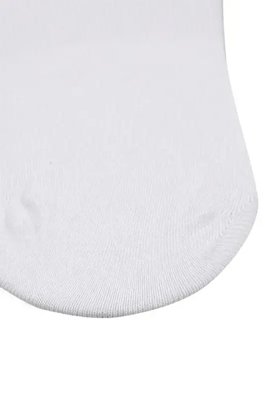 White Bamboo No-Show Socks - 2