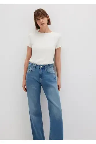 White Basic T-Shirt Slim Fit / Slim Fit 1612904-80 - 1