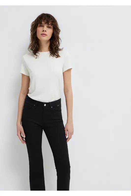 White Basic T-Shirt Slim Fit / Slim Fit 1612904-80 - 1