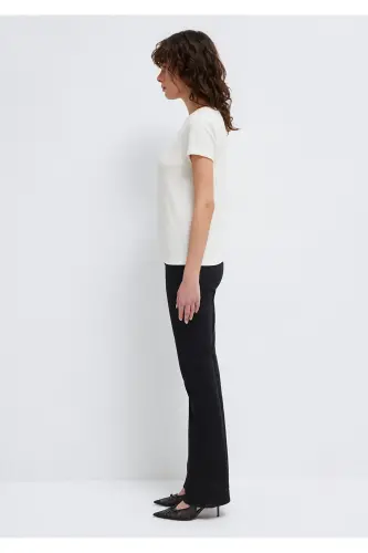 White Basic T-Shirt Slim Fit / Slim Fit 1612904-80 - 5