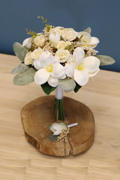 White Bridal Flower Magnolia - 4