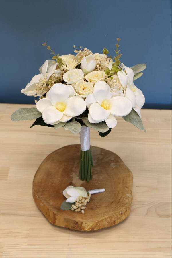 White Bridal Flower Magnolia - 6