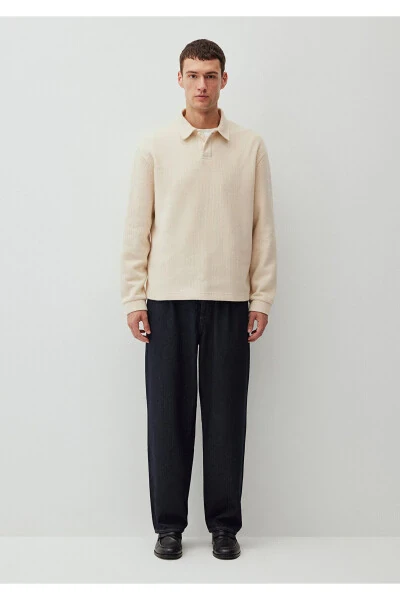 White Buttoned Basic Sweatshirt (0S10266-81202) - 4