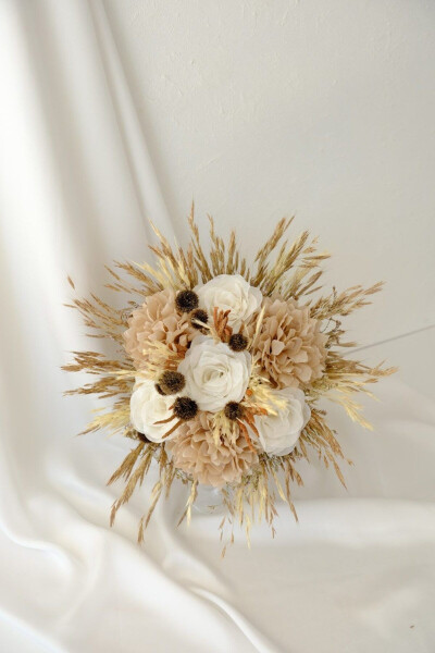 White Earth Bridal Bouquet - 1