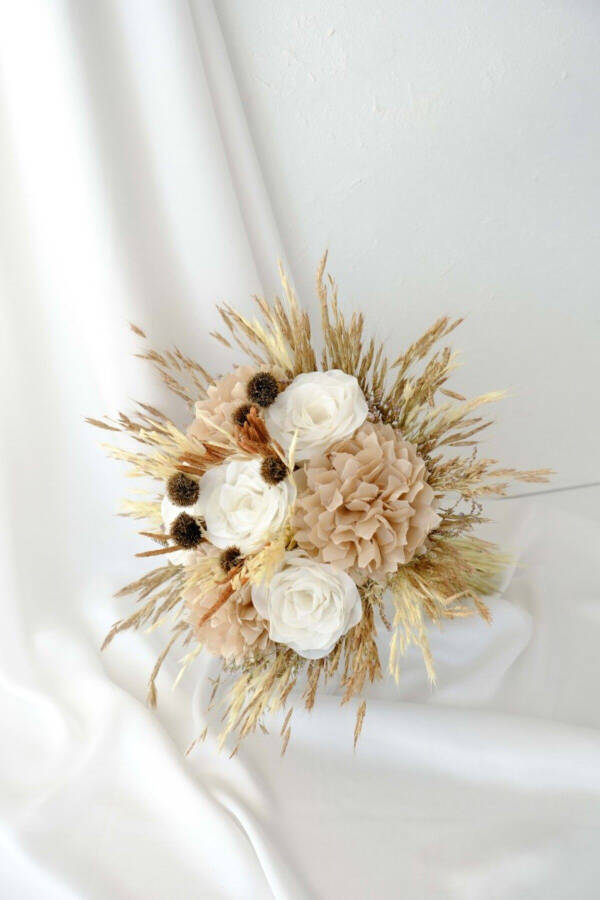 White Earth Bridal Bouquet - 3