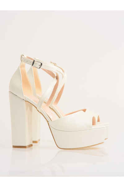 White Ecru Bridal Shoe - 13