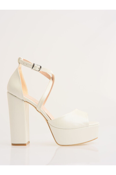 White Ecru Bridal Shoe - 14