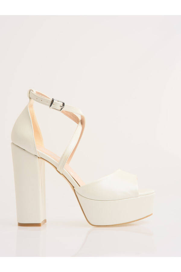 White Ecru Bridal Shoe - 14