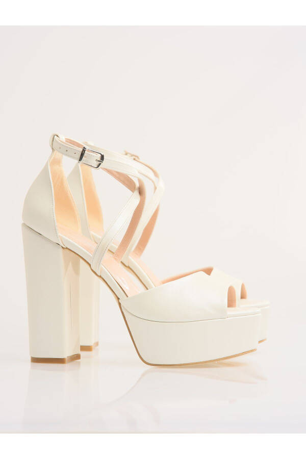 White Ecru Bridal Shoe - 5