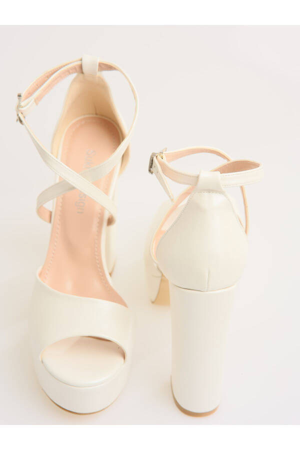 White Ecru Bridal Shoe - 4