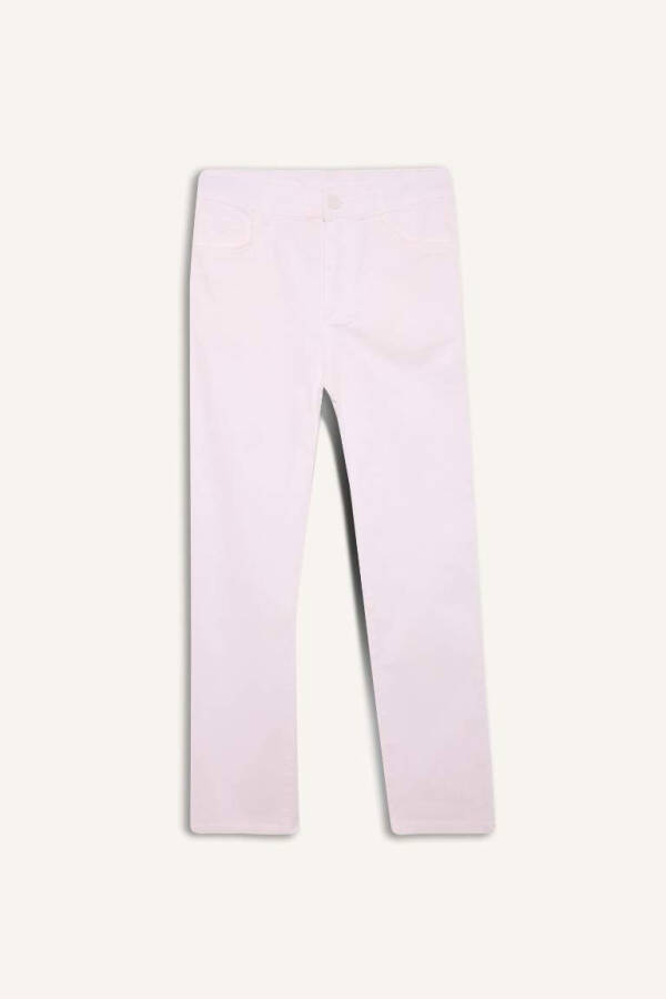 White Gabardine Trousers for Boys - 17