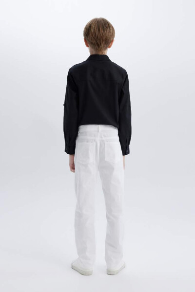 White Gabardine Trousers for Boys - 12