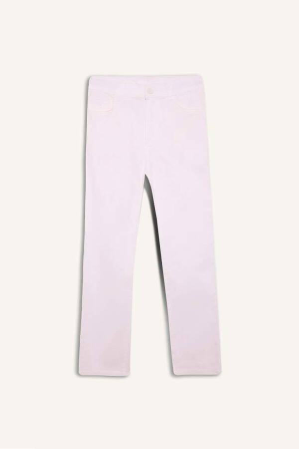 White Gabardine Trousers for Boys - 9