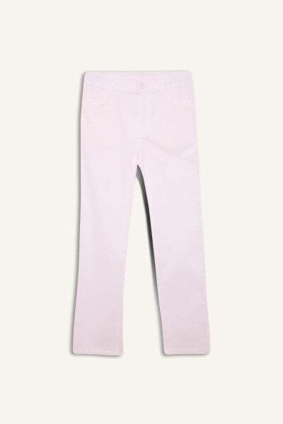 White Gabardine Trousers for Boys - 10