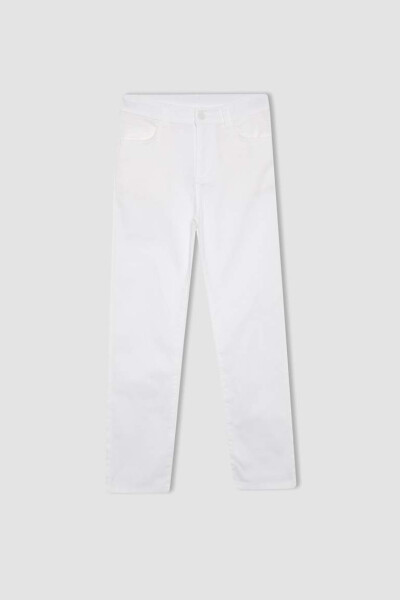 White Gabardine Trousers for Boys - 20