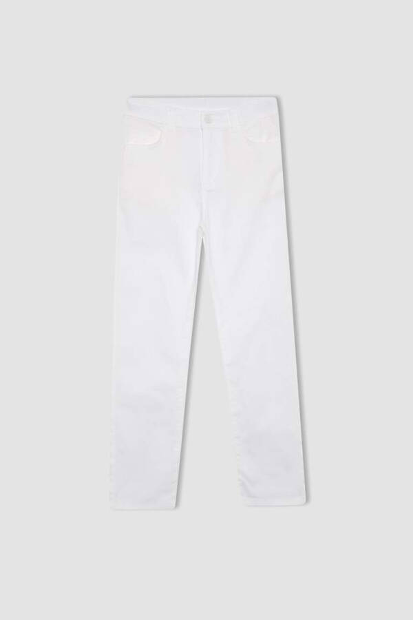 White Gabardine Trousers for Boys - 20