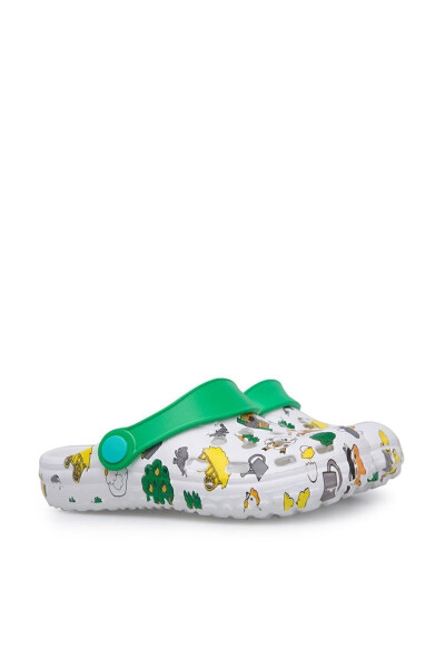 White Green Unisex Kids Sandal E009B025 - 8