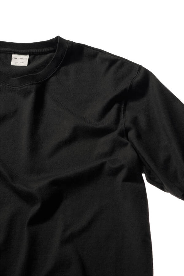 WHITE HEAVY WEIGHT SHORT SLEEVE T-SHIRT - 1