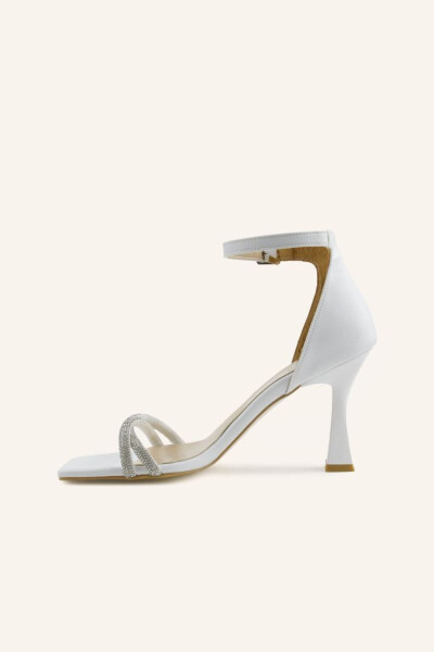 White Heeled Bridal Shoe - 15