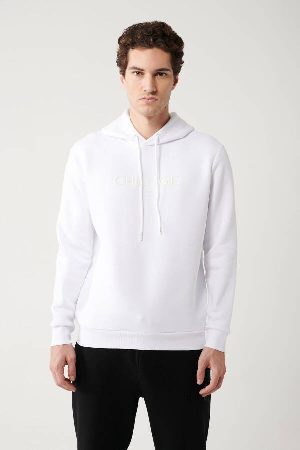 White Hooded Sweatshirt - 9