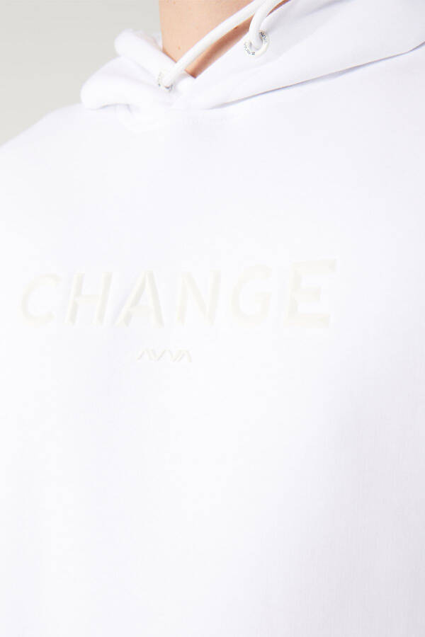 White Hooded Sweatshirt - 11