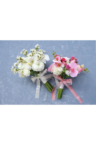 White Imperial Premium Bridal Flower - 3