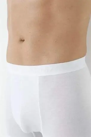White Men's Boxer Briefs 10-Pack Cotton Stretch Fabric - 15