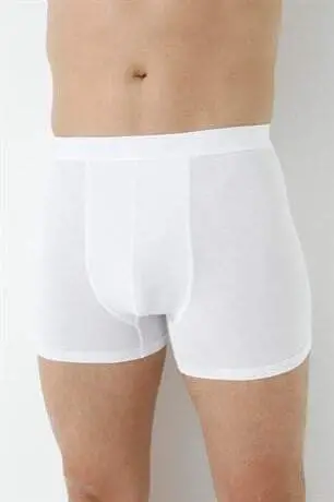 White Men's Boxer Briefs 10-Pack Cotton Stretch Fabric - 5