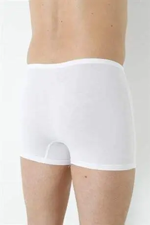 White Men's Boxer Briefs 10-Pack Cotton Stretch Fabric - 6