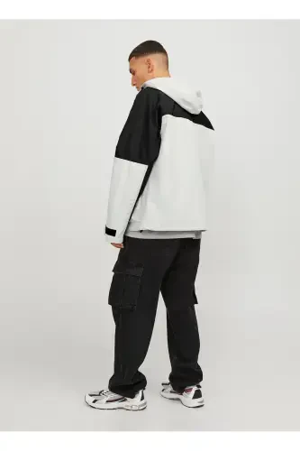 White Men's Jacket JCOHIKE LIGHT JACKET-Beige - 5