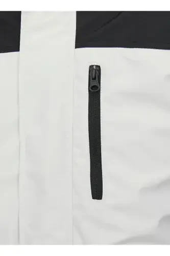 White Men's Jacket JCOHIKE LIGHT JACKET-Beige - 6