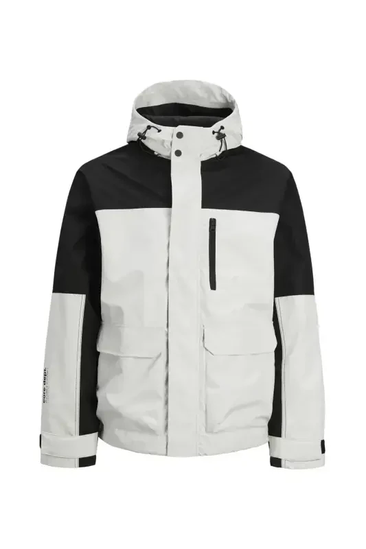 White Men's Jacket JCOHIKE LIGHT JACKET-Beige - 7