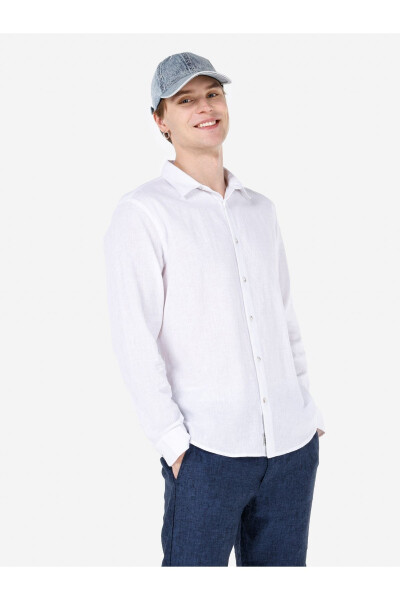 White men's shirt - 1