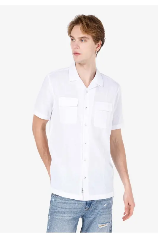 White men's shirt - 1
