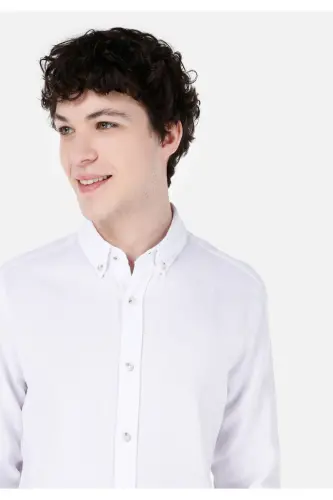 White men's shirt - 4