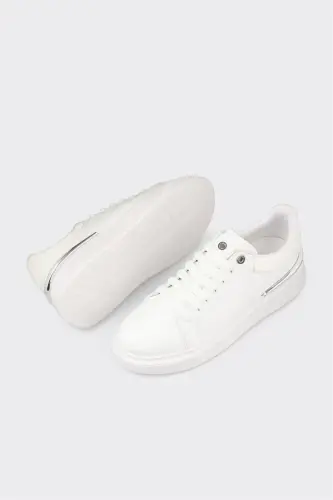 White Men's Sneakers - 3