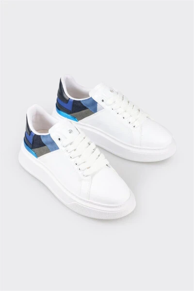 White Men's Sneakers - Modazone (1)