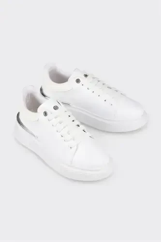 White Men's Sneakers - ELLE (1)