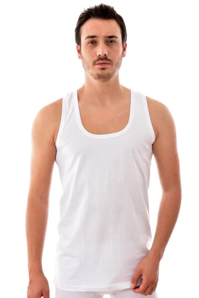 White Men's Tank Top - TUTKU