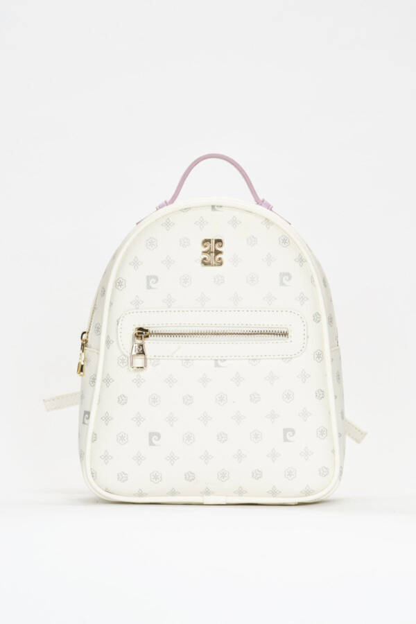 White Monogram Women's Backpack 05PO22Y1541 - 2