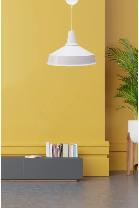 White Noble Single Chandelier Retro Pendant Lamp Patisserie Cafe Living Room Lounge Hall Chandeliers - White - 5