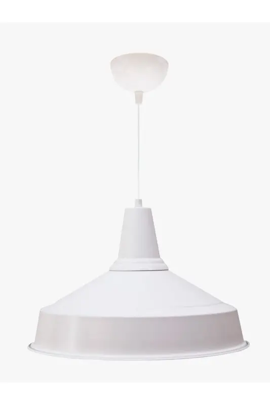 White Noble Single Chandelier Retro Pendant Lamp Patisserie Cafe Living Room Lounge Hall Chandeliers - White - 6